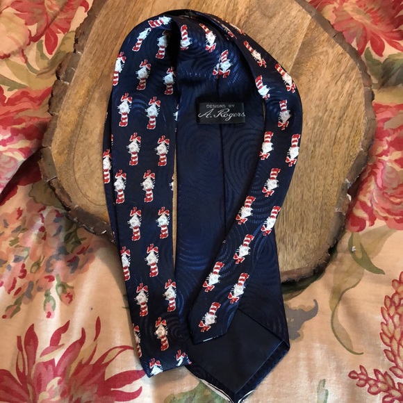 DR SEUSS The Cat In The Hat men’s SILK Tie NEW - Picture 6 of 14